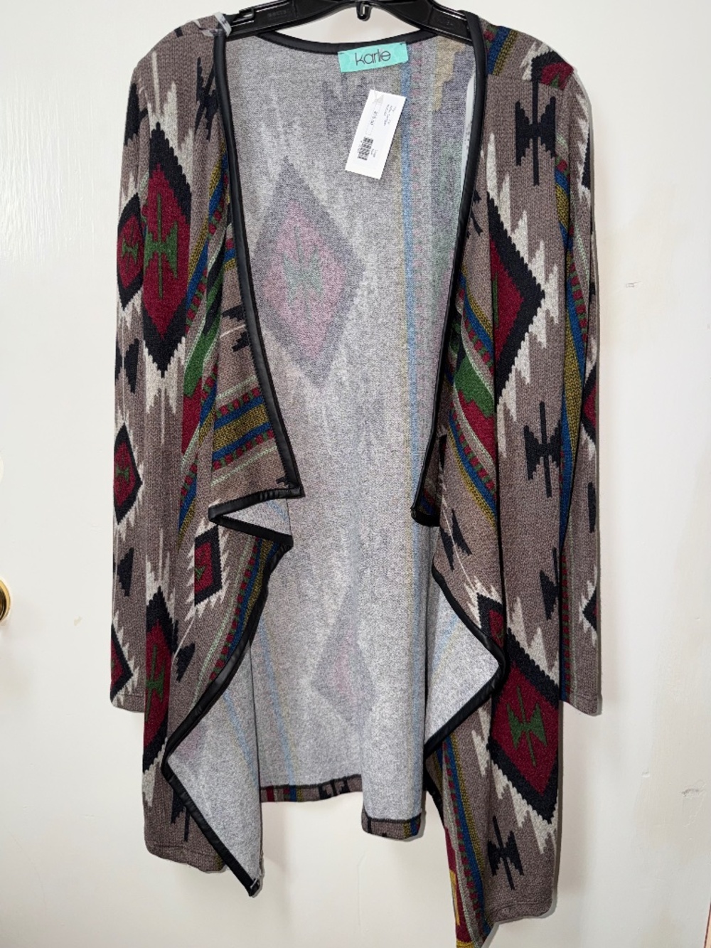 Karle open-front cardigan